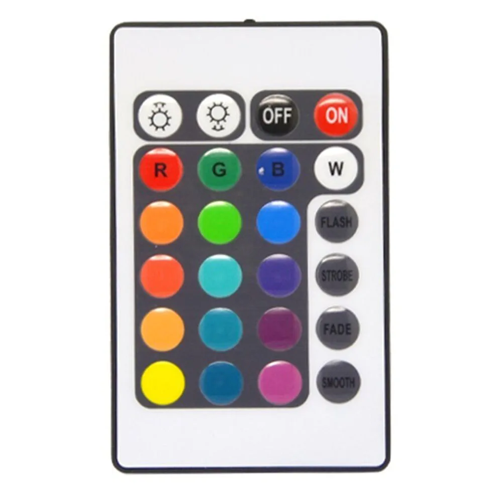 

24 44 Keys LED RGB Light Strip Mini Multipurpose IR Remote Controller Universal Home Accessories Durable Waterproof KTV Wireless