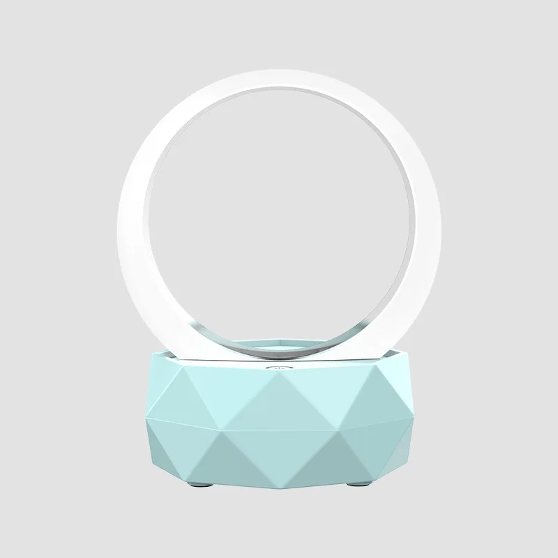 Синий Ночник Bluetooth динамик домашний Интеллектуальный беспроводной цветной сабвуфер мини компьютерные колонки Вуфер Lautsprecher F4035A - Цвет: Синий