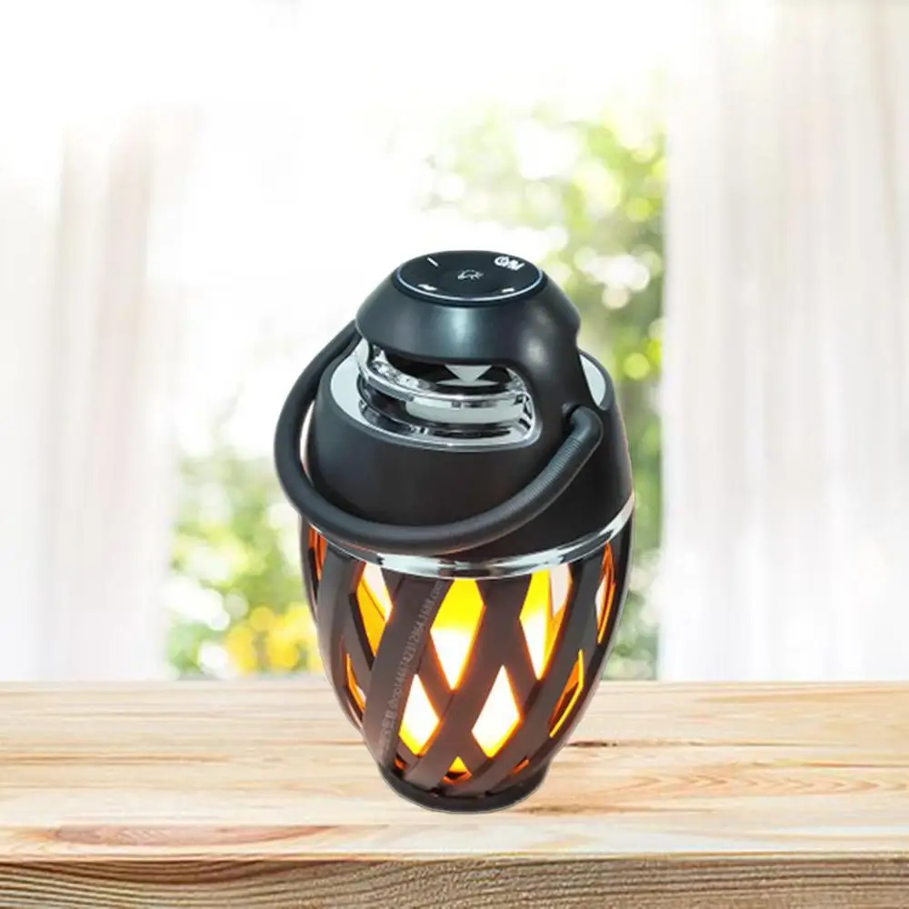 Wireless Speaker Flame Light Wireless Speaker Decorative Table Lamp I3 Wireless Speaker Ambient Light Subwoofer