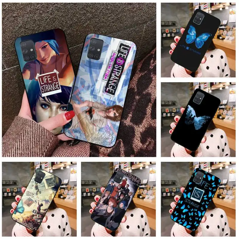 Life Is странная бабочка мягкий чехол для телефона Samsung Galaxy A21S A01 A11 A31 A81 A10 A20 A30 A40 A50 A70