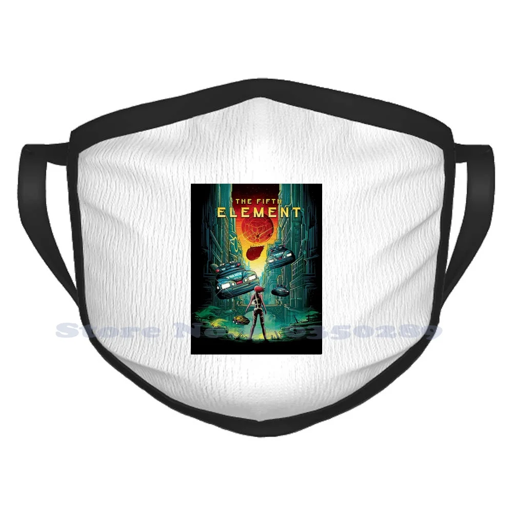 Уличная Пыленепроницаемая маска-грелка пятое покрытие Dvd фильм Leeloo такси огонь