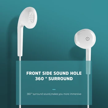 

KIVEE 3.5mm Universal Wired Earphone For Xiaomi Huawei OPPO Samsung Headset Gamer With Mic Wired HiFi Music Sport MP3 Headphones