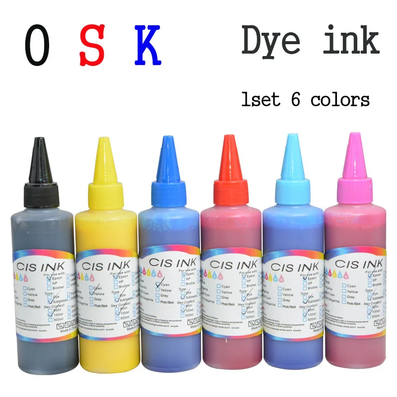 

Refill Ink For Epson Printer Ink Stylus Photo T50 R290 R295 R390 RX590 RX610 RX615 RX690 1410 TX650 TX659 Dye Ink 100ml B