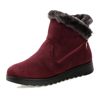 

Women Boots Women Winter Shoes With Thick Plush Snow Boots For Winter Ankle Botas Mujer Nice New Fashion Booties Shoes Woman