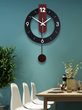 

Luxury Creative Wall Clock Vintage Art Silent Wall Clock Modern Design Novetly Living Room Zegary Scienne Home Decoration AC50AL