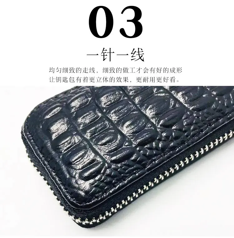 Men Women Leather Keychain Key Holder Organizer Pouch Cow Split Car Key Bag Wallet Housekeeper Key Case Card Bag