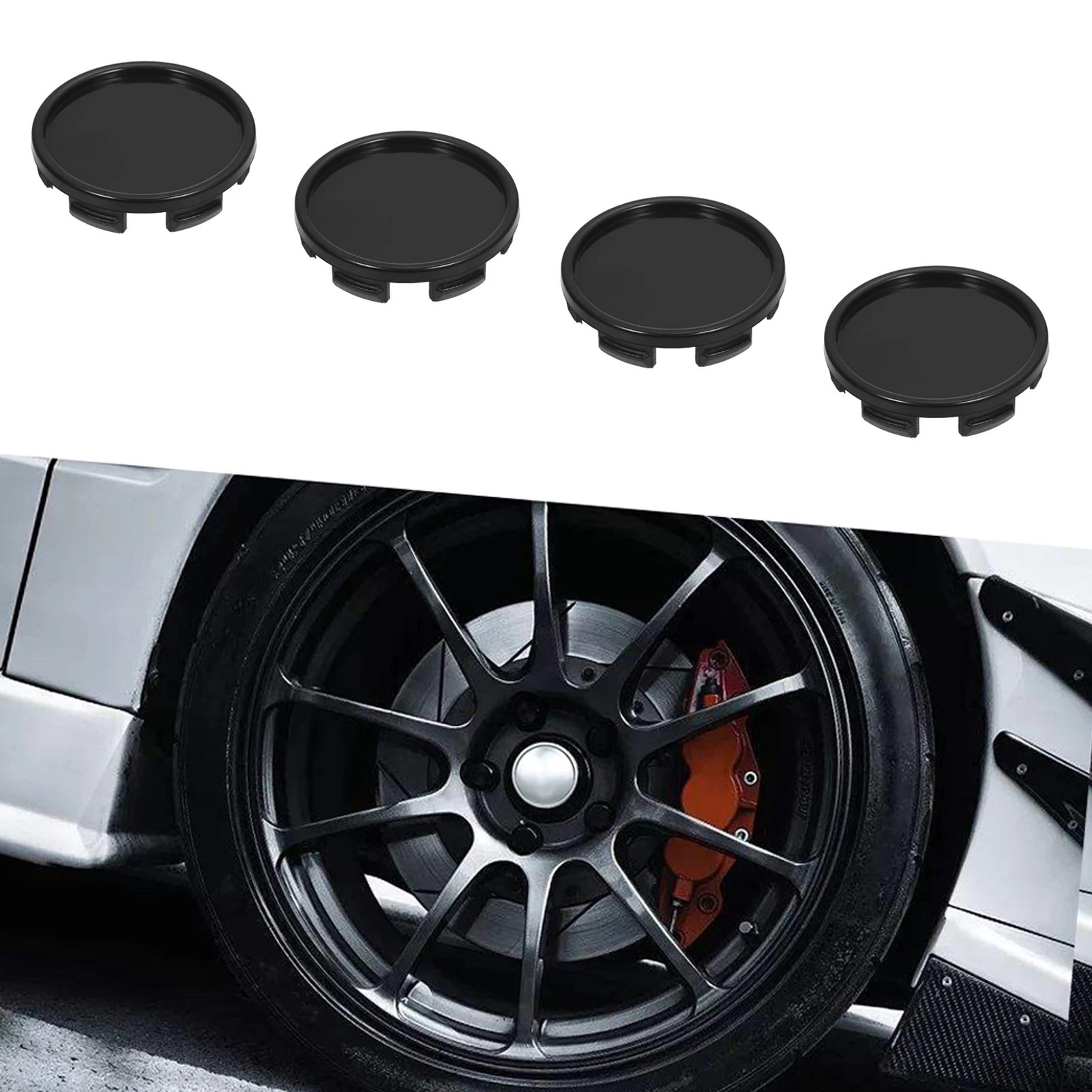 Buy 4×60mm Wheel Center Caps Hub Cover Hub Caps Emblem Badge For Sports