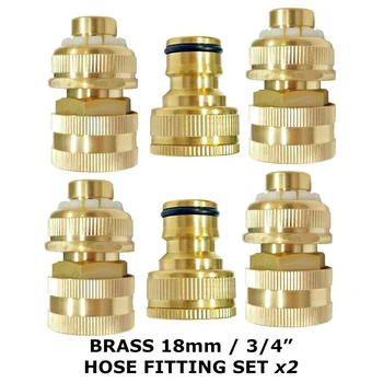 

6pcs Connector Set Maxi-Flo Water Hose Pipe Adapter Attachment Equipment