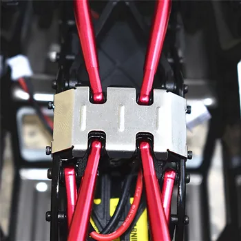 

Stainless Steel RC Chassis Guard Medium Wave Box Bottom baffle for AXIAL-1/ 24 4WD SCX24 DEADBOLT-AXI90081/AXIAL-1 RC Model Car