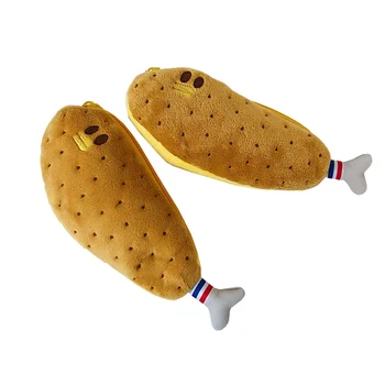 

1Pcs Pencil Case Box Cute Cartoon Drumsticks Creative File Storage Bag Pencilcase Pencil Pouch School Supplies Stationery