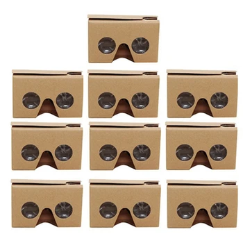 

3D Glasses for Google Cardboard V2 VR Valencia 4.5- 6Inch Smartphone with Headband(10PCS)