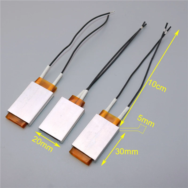 소형 해처 가열 플레이트, 지능형 해처, PTC 세라믹 가열 플레이트, 12V, 80 °, 120 °, 220 °, 전기 가열 플레이트, 10 개