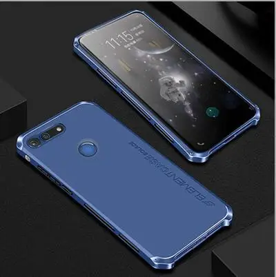 Металлический корпус для телефона huawei honor V20 тонкий жесткий алюминиевый Гибридный корпус для huawei honor V 20 чехол honor v20 - Цвет: All Blue