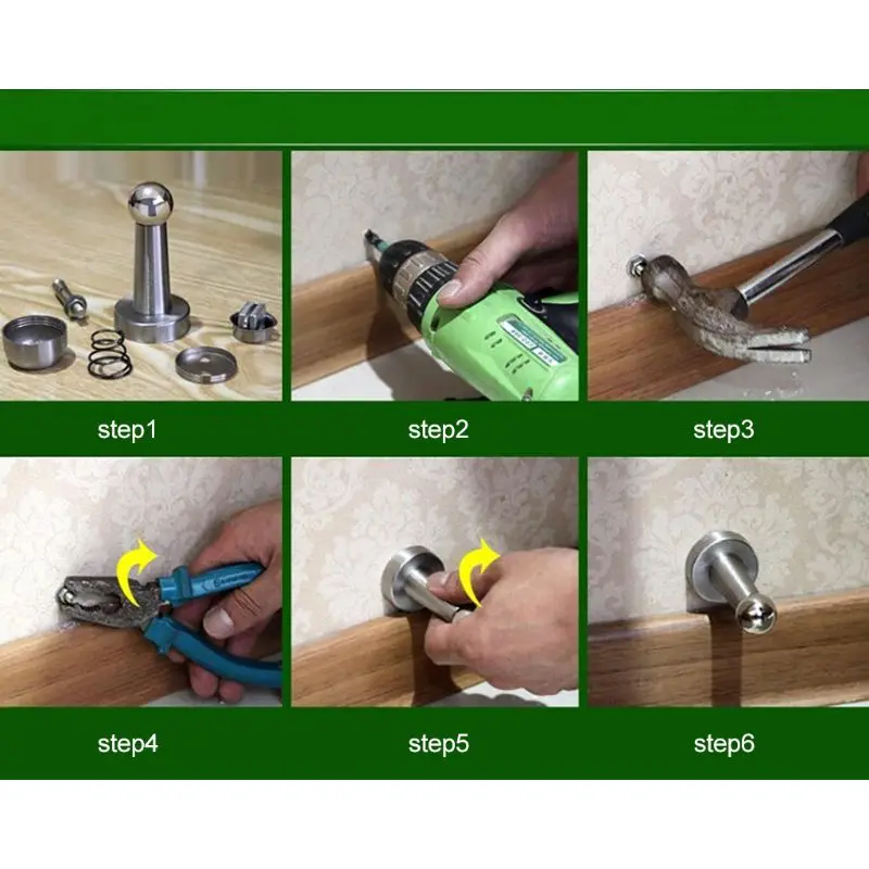 

Vertical Strong Magnetic Door Stop Casting Powerful Door Stopper Stainless Steel
