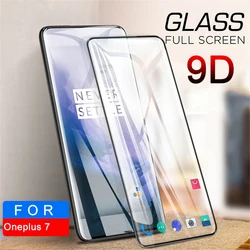 Premium Tempered Glass Screen Protector - Enhanced Durability and Clarity for Black (Oneplus 7)