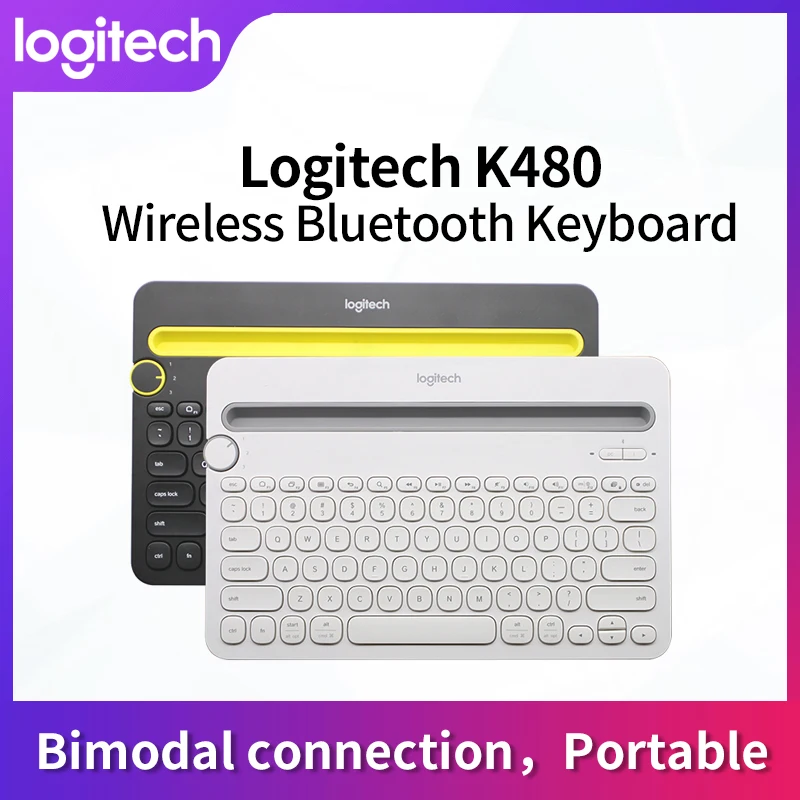Оригинальная Bluetooth клавиатура Logitech K480 мобильный Mac планшет ноутбук