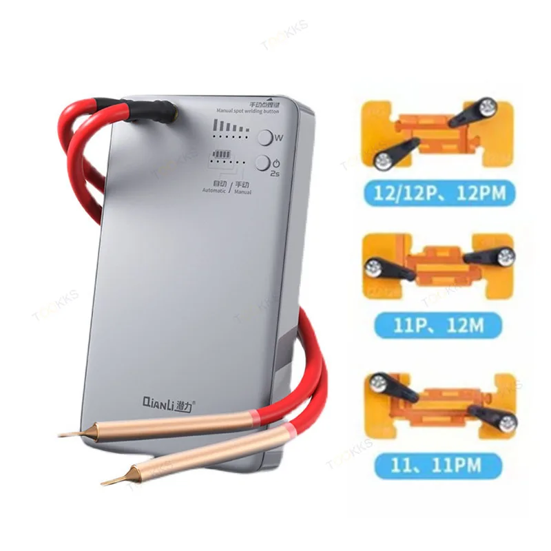 Qianli Automatic/Manual Macaron Portable Spot Welding Machine For iPhone 11/12 Series Battery Flex Soldering Repair Tool | Инструменты