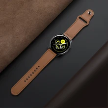 22 мм/20 мм active 2 40 мм 44 мм ремешок для samsung galaxy watch 46 мм 42 мм gear S3 frontier huawei watch gt ремешок из натуральной кожи