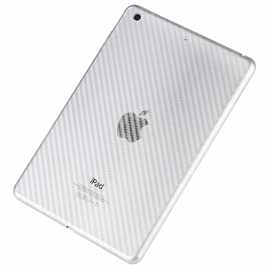 3D углеродное волокно полное покрытие Задняя Защита экрана для Apple iPad 10,2 9,7 2 3 4 5 6 mini 2 4 5 Pro 10,5 Air 3 защитная пленка