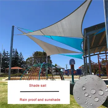 

Waterproof Sun Shelter Sunshade Protection Outdoor Canopy Garden Patio Pool Shade Sail Awning Camping Shade Cloth Large Dropship
