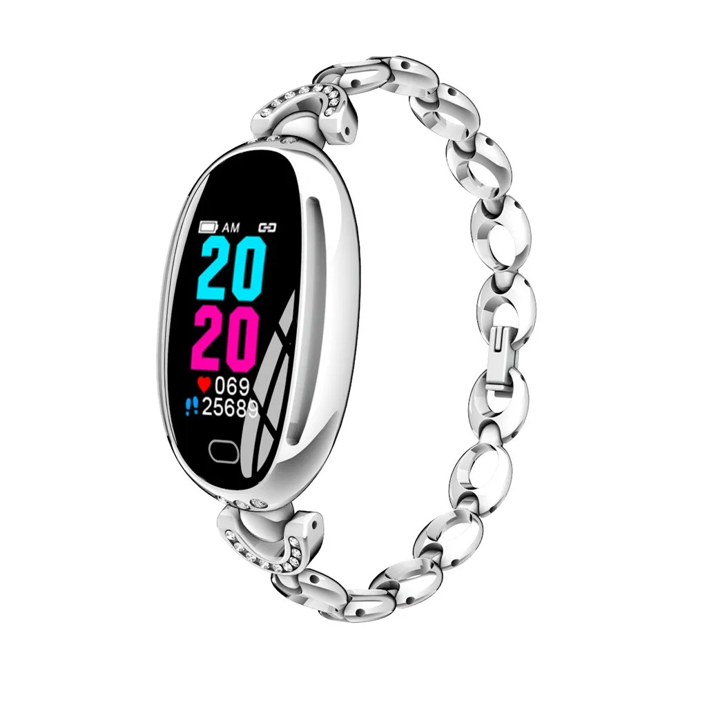 

CARPRIE New Waterproof IP67 E68 Women Blood Pressure Heart Rate Monitor Sport Bluetooth Smart Watch Bracelet For iOS Android