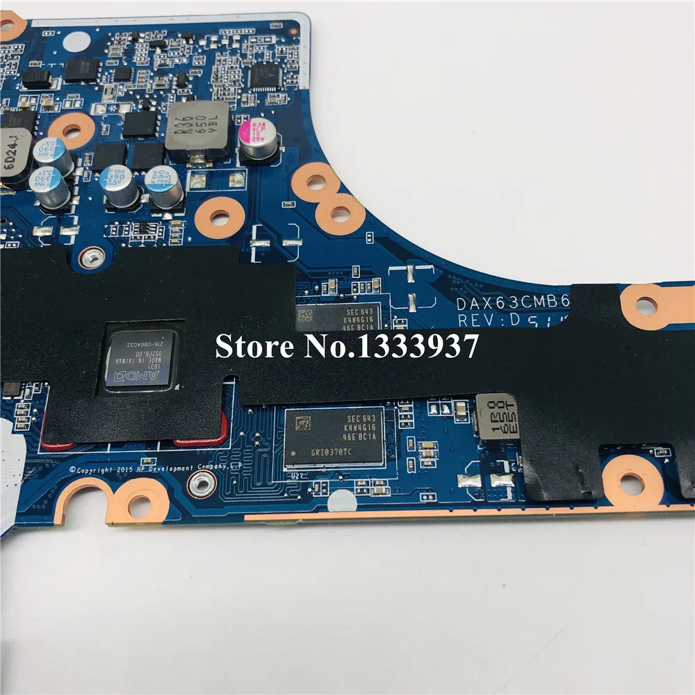 astounding  DAX63CMB6D1 For HP Probook 450 G3 450-G3 Laptop Motherboard SR2EY I5-6200U DDR4 855674-601 855564-5