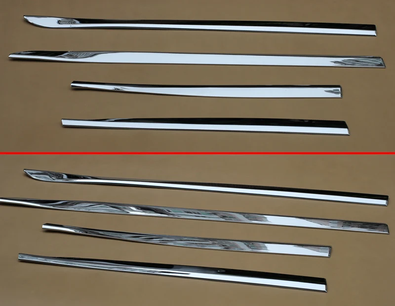 Хромированная накладка на дверь для Jeep Cherokee KL 2014 2015 2016 2017 2018 2019 2020|side molding|body trimchrome