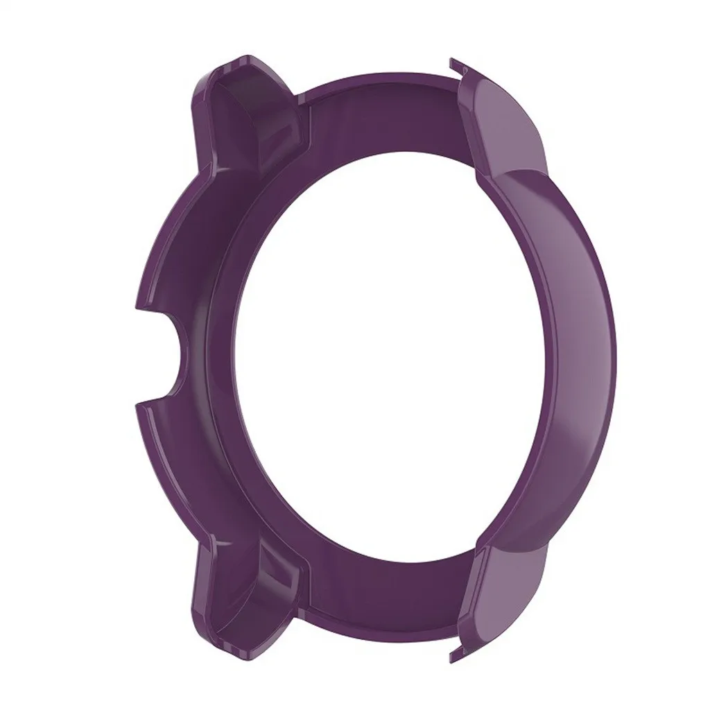 Смарт-часы защитный чехол силиконовый защитный чехол для Ticwatch E2 унисекс Защита от царапин модный твердый черный
