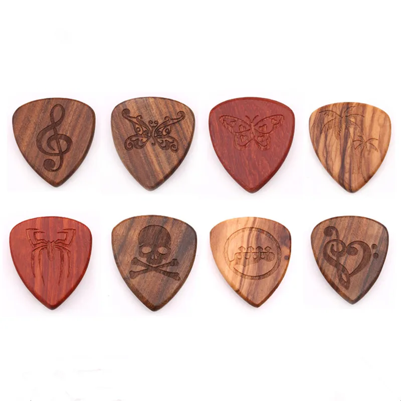 2020 New Solid Wood Guitars Picks Plectrum Picks High end Fingerpicks