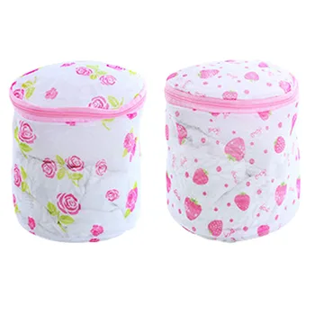 

1 Pc Bra Wash Organizer Storage Underwear Cleaning Bags Washing Machine Laundry protect Basket Bag Fine Mesh Printed