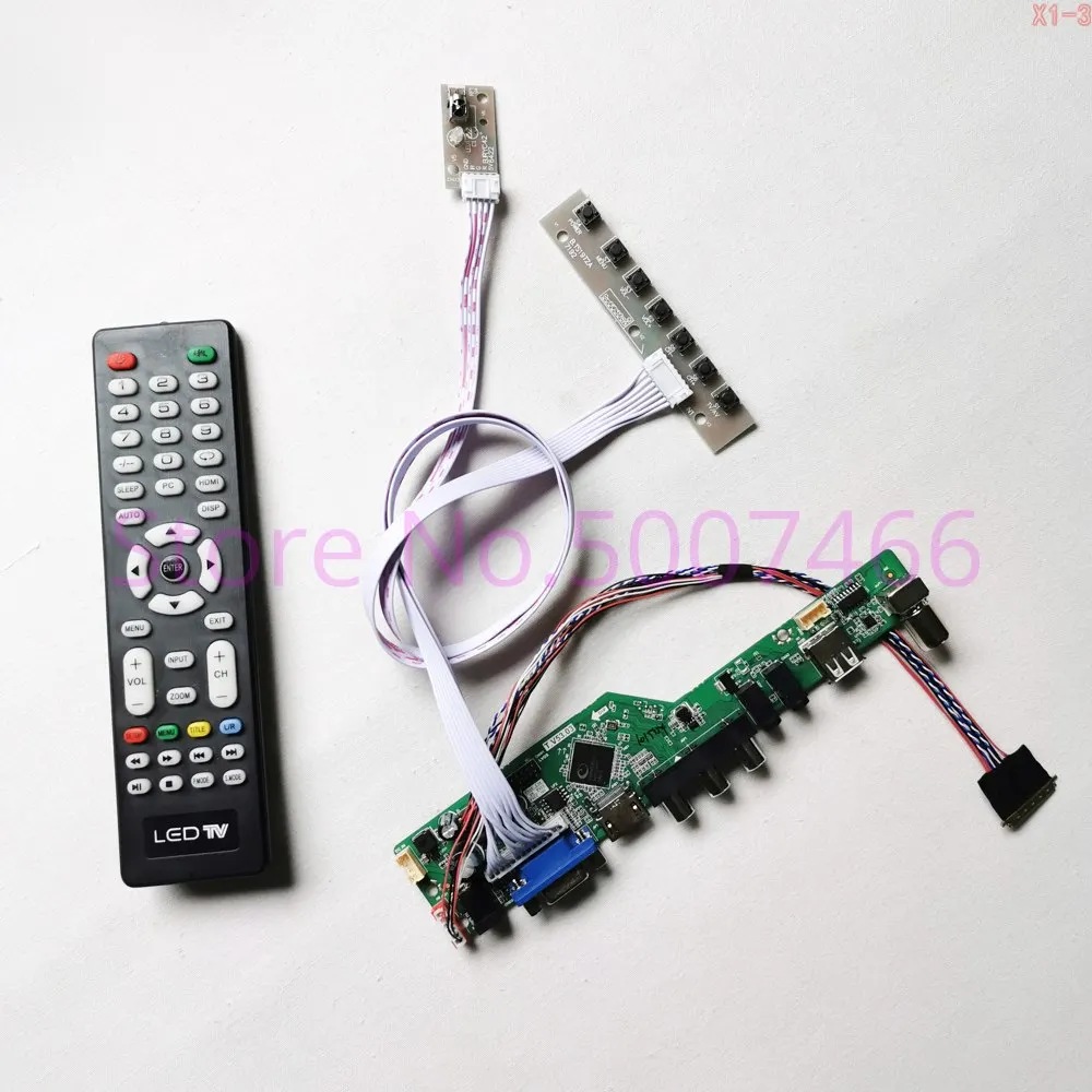 Для LTN156AT09-H01/H02/H03 15 6 &quotLVDS 40Pin WLED 1366*768 телевизор экран контроллер привод доска VGA + AV