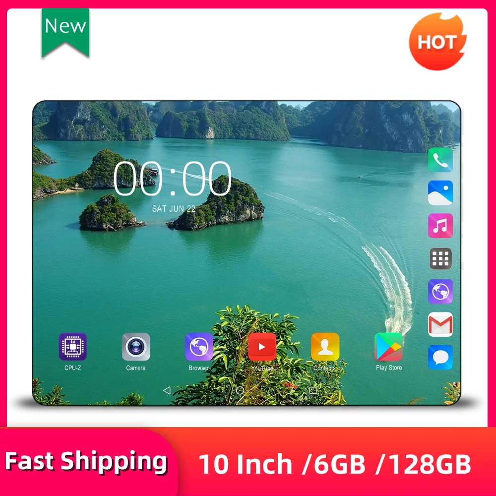  Mx960 Tablet 10 Inch 4G LTE Phone Call Dual SIM Card Android 9.0 Tablet Pc 6GB/128GB Tab Octa Core 