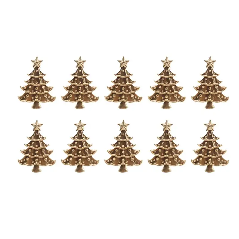 

Napkin Rings Creative Christmas Exquisite Tree Shaped Decorative Napkin Rings Holders Buckles for Party Home Resturant