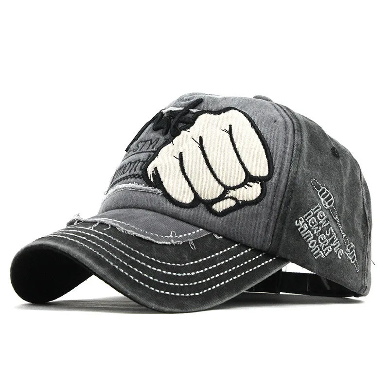 Мужская бейсбольная Кепка s Fist с принтом Dad Casquette, женская кепка Snapback, хлопковые кепки, Мужская модная винтажная Кепка, летняя Ca