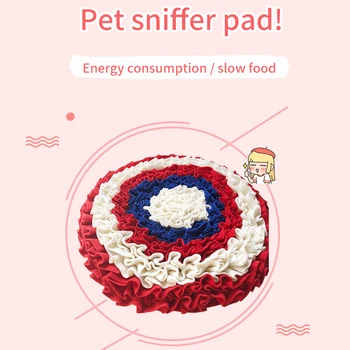 

Dogs Snuffle Mat Pet Leak Food Anti Choking Mat Cat Dog Training Blanket Nose Work Toy Pet Slowing Feeding Toy Accessories
