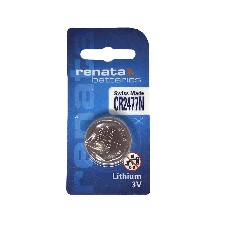 Оригинальный литиевый аккумулятор renata CR2477N CR2477 2477 3 в для часов стоп сигналов