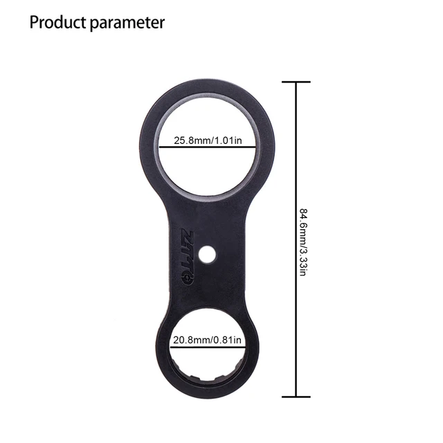 Clé de vélo à double trou, clé de réparation pour fourche avant de vélo  pour enlever les outils de démontage KITS pour SR Suntour XCT XCM XCR