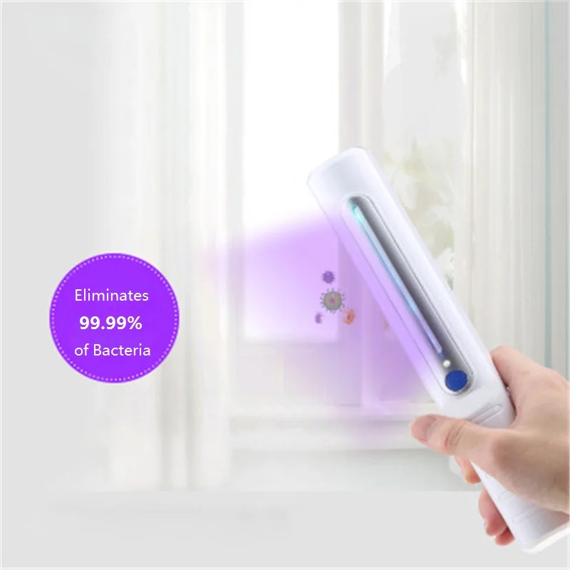 

Mask UV-C Disinfection Stick Sterilization Lamp Household LED Antivirus Artifact Handheld Infant Underwear Disinfection Dtick