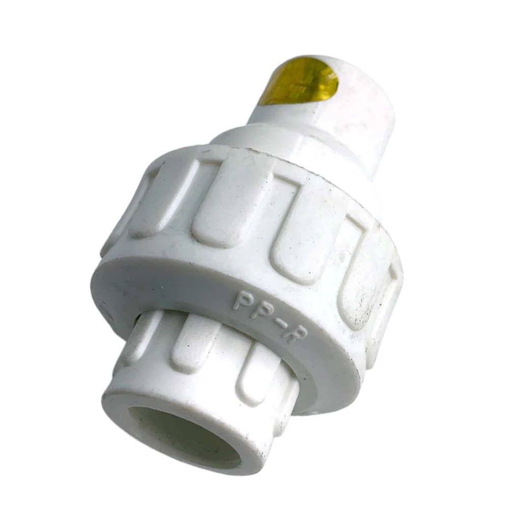 1pc 20mm PPR Check Valve Shutoff Valve PPR Pipe Adapters Tube Plastic White