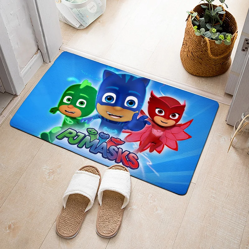 40*60 см Pj Маски мультфильм фигура водопоглощающий ковер Catboy Owlette Gekko ковры для дома гостиная игрушки для детей подарок