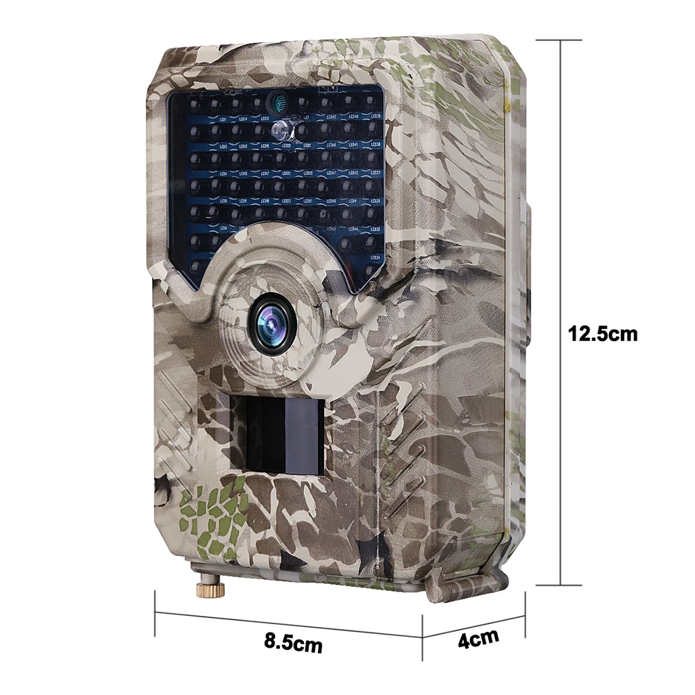 PR200 Trail camera 12mp 49 шт. 940nm Ir Led охотничья камера Ip56 Водонепроницаемая камера для дикой природы ночное видение фото ловушка Скауты