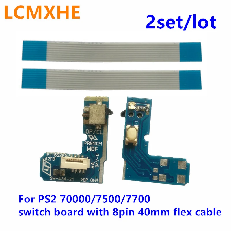 2pc Set Power On Off Reset Switch Board With 8pin Flex Ribbon Cable For Sony Ps2 Scph Replacement Parts Accessories Aliexpress 2pc Set Power On Off Reset Switch Board With 8pin Flex Ribbon Cable For Sony Ps2 Scph Replacement Parts Accessories Aliexpress