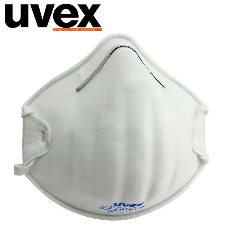 

20pcs UVEX 2100 Dust Mask FFP1 Anti-fog PM2.5 Particulate Respirator Earloop Type Dustproof Labor Safety Breath Work Masks