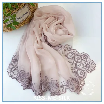 Mulberry-silk  lace Shawl
