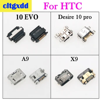 

cltgxdd 2 PCS Type-C For HTC Desire 10 pro USB Jack Socket ,Mini Micro USB Connector V8 Port Charging Dock For HTC U11 A9 X9