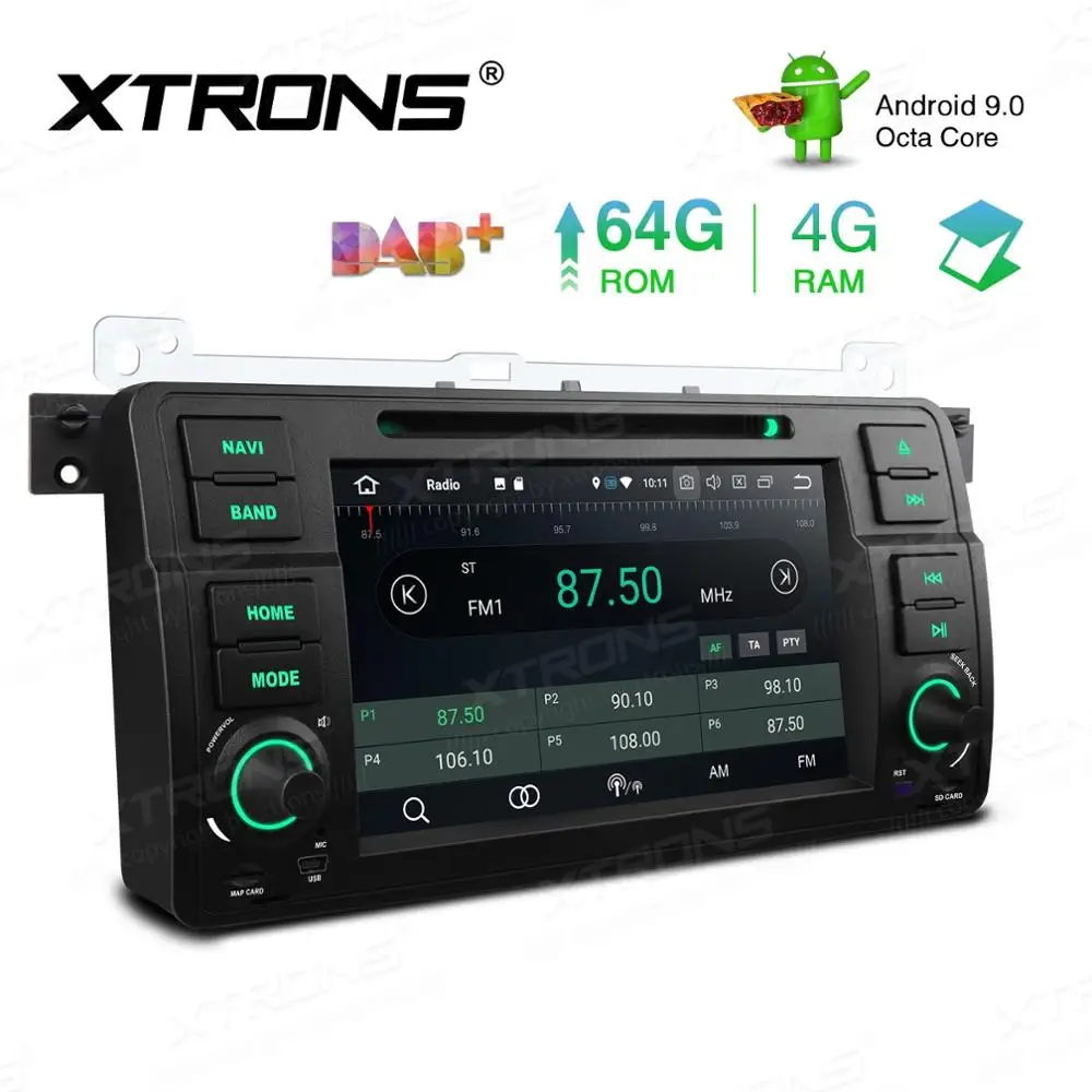 Perfect 7" 4GB RAM 64GB ROM Android 9.0 OS Car DVD Multimedia Navigation GPS Radio for MG ZT 2001-2005 with 4G/3G/WIFI Internet Support 3