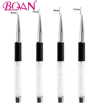 Preise BQAN 5/7/9/11mm Ultra Thin Nail Liner Pinsel Malerei Blume Design Streifen Linien Nagel Werkzeug DIY Zeichnung Stift Salon Maniküre Werkzeug
