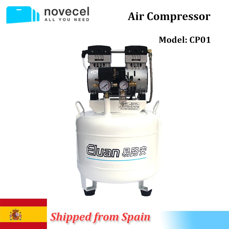 

Novecel CP01 220v 600W 45L/min 0.8MP Mute Air Compressor High Quality for Novecel Q5 A5 BM01 YMJ Laminating Machine