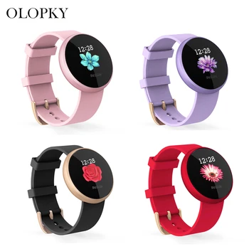 

Slimy Smart Watch Women IP68 Heart Rate Monitor Message Call Reminder Pedometer Calorie Smartwatch Women Watch For Android IOS