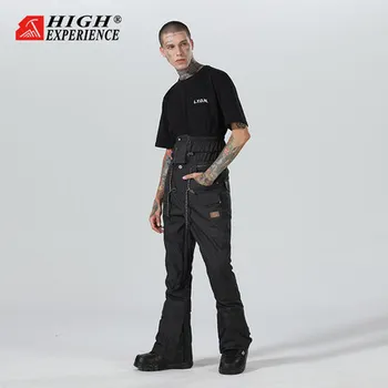 

2019 new ski pants Korean version of the men's single board double board snow pants thin version of the ski suit quilted waterpr